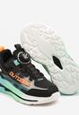Pantofi sport Negru cu verde