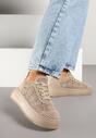 Sneakers Bej închis