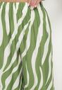 Pantaloni Verde cu alb