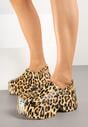 Papuci Imprimeu leopard