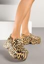 Papuci Imprimeu leopard