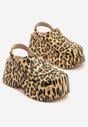 Papuci Imprimeu leopard