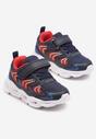 Niebiesko-Czerwone Buty Sportowe Sneakersy Ozdobione Lampkami LED Sollevi