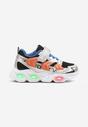 Szaro-Czarne Buty Sportowe Sneakersy Ozdobione Lampkami LED Sollevi
