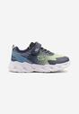 Niebieskie Buty Sportowe Sneakersy Ozdobione Ledami Ulanila