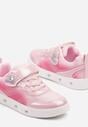 Różowe Buty Sportowe Sneakersy Ombre z Sercem i Ledami Ulandrela