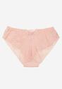 Różowe Majtki Figi z Bawełny z Koronkowymi Wstawkami Arrisianne