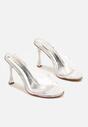 Pantofi stiletto Argintii