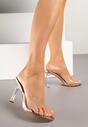 Pantofi stiletto Culoarea șampaniei