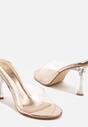 Pantofi stiletto Culoarea șampaniei