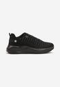 Czarne Buty Sportowe Sneakersy z Tłoczoną Cholewką Vivarinda