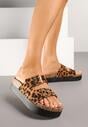 Papuci Imprimeu leopard