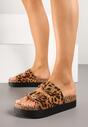 Papuci Imprimeu leopard