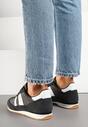 Sneakers Negru cu alb