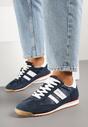 Sneakers Bleumarin cu alb