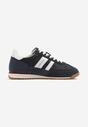 Sneakers Bleumarin cu alb