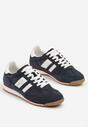 Sneakers Bleumarin cu alb