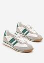 Sneakers Alb cu gri