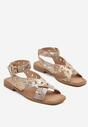 Sandale Print piele de șarpe
