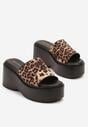 Papuci Imprimeu leopard