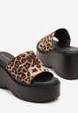 Papuci Imprimeu leopard
