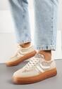 Sneakers Print piele de șarpe