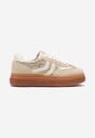 Sneakers Print piele de șarpe