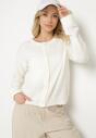 Cardigan Alb