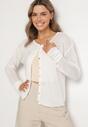 Cardigan Alb