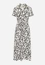 Rochie Neagră cu alb