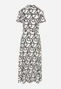 Rochie Neagră cu alb