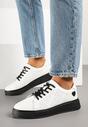 Sneakers Alb cu negru