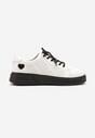Sneakers Alb cu negru