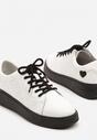 Sneakers Alb cu negru