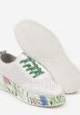 Sneakers Alb cu verde