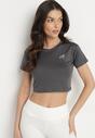 T-shirt Gri închis