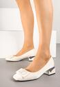 Pantofi cu toc Bej