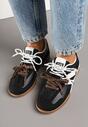 Sneakers Negru cu alb