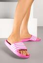Papuci Fucsia cu alb