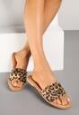 Papuci Imprimeu leopard
