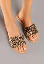 Papuci Imprimeu leopard