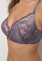 Sutien Gri cu roz
