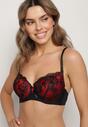 Sutien Negru cu bordo