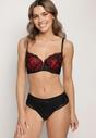Sutien Negru cu bordo