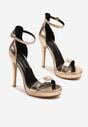 Pantofi stiletto Culoarea șampaniei