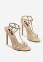 Pantofi stiletto Bej