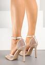 Pantofi stiletto Bej
