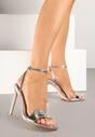 Pantofi stiletto Argintii