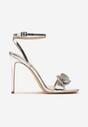 Pantofi stiletto Argintii