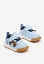 Niebieskie Buty Sportowe Sneakersy z Misiem Sonilia